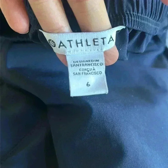 Athleta Women's Blue Trousers Size 6 - Picture 7 of 7